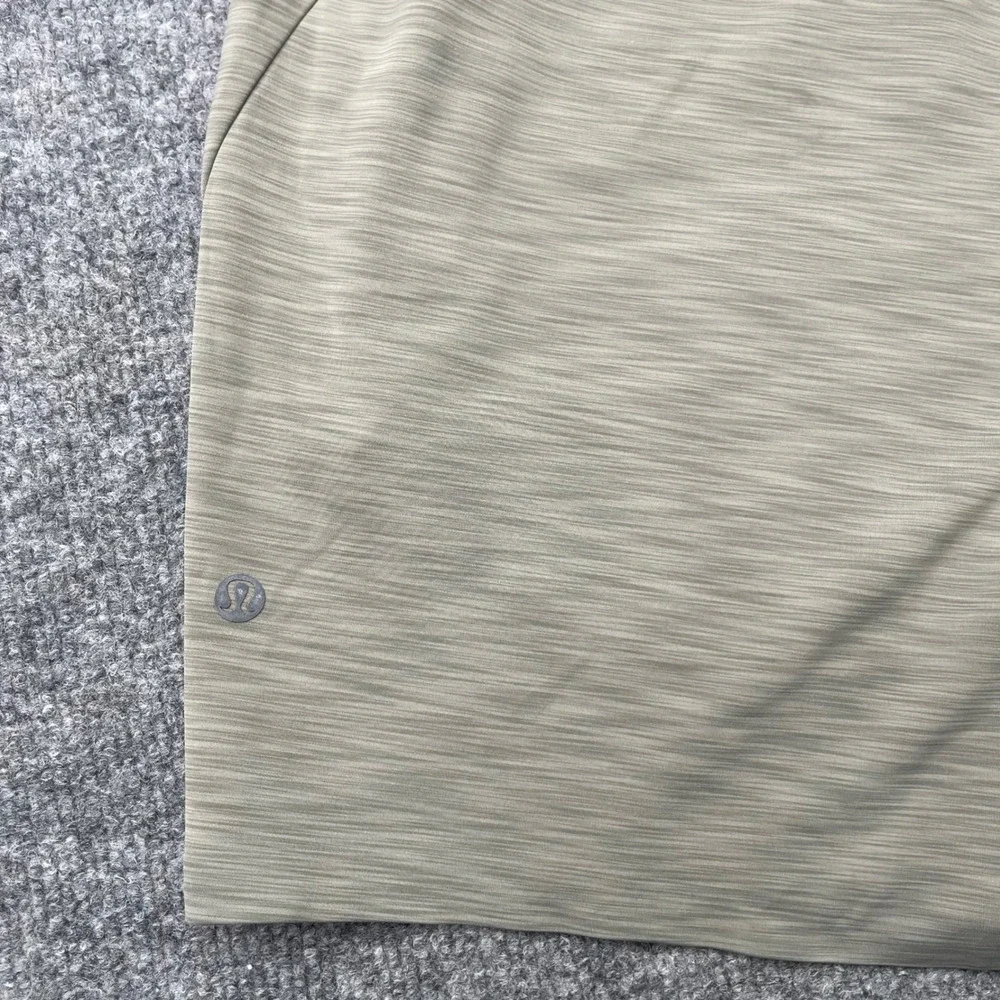 Lululemon Pace Breaker Shorts Mens L Green Space Dye Mesh Vent 7 Inch Inseam